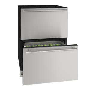 Refrigerator Drawers 24" Stainless Solid 115v