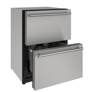 Refrigerator Drawers 24" Stainless 115v