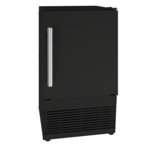 Ice Maker 14" Reversible Hinge Black Solid 115v