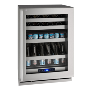 24" Dual-Zone Beverage Center