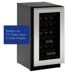 Stainless Handleless Panel 15" Frame - Euro Style