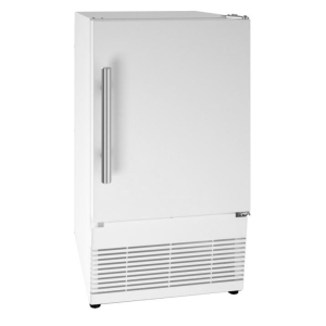 Ice Maker 15" Reversible Hinge White Solid 115v