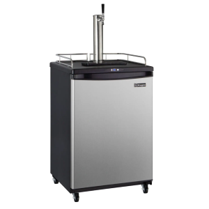 24" Wide Single Tap Stainless Steel Commercial/Residential Kegerator