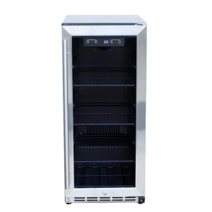 AMD 15" Outdoor Rated Glass Door Refrigerator