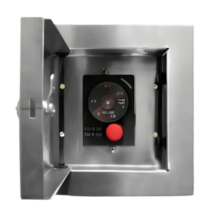 Locking Cabinet to house ESTOP1-0H Timer