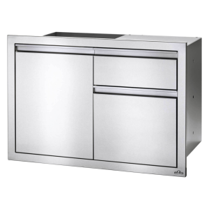 36" X 24" Single Door & Waste Bin Drawer