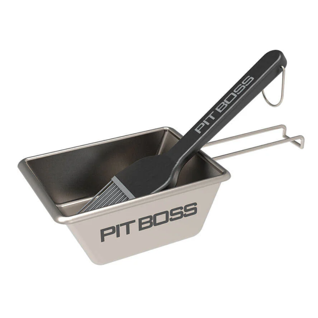PB Griddle Sauce Pot & Brush