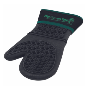 Heat-Resistant Silicone Mitt w/Fabric Cuff