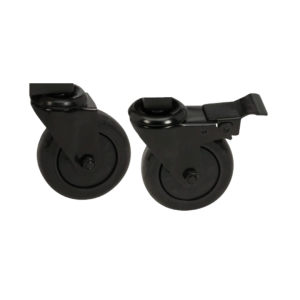 Caster Kit - (4 in/10 cm) 1 locking 1 non-locking for Modular Nests, Nests, and Wood Tables