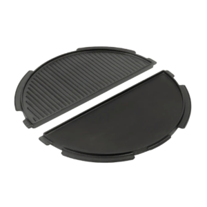 Half Moon Cast Iron Dual Side Plancha Griddle (2XL, XL EGGspander)