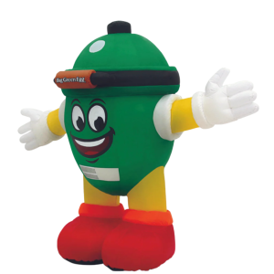 High Visibility Mr. EGGhead Custom Inflatable - 5′ / 1.5 m