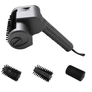 Electric cleaning brush for grill and outdoor kitchen cleaning