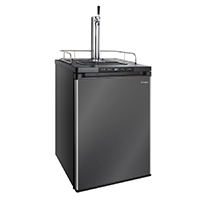24" Wide Single tap Stainless Steel Digital Kegerator