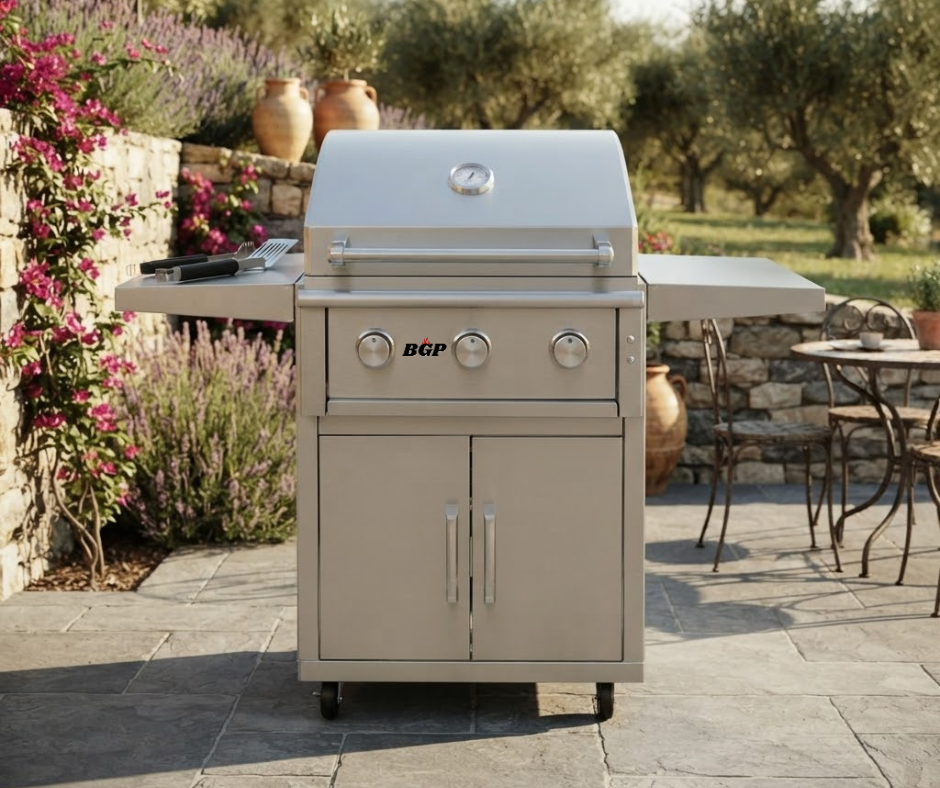 25" 3 Freestanding Main Burners w/ LED knob light - Gas Grill - Image 5