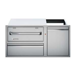 42" Twin Eagles Warming Drawer Combo, Storage Drawer & Single Door w/ Tank Slide Kit