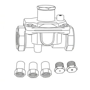 LP Conversion Kit for TEBQ, NG to LP, with LP Regulator (TEBQ30, 36, 42)