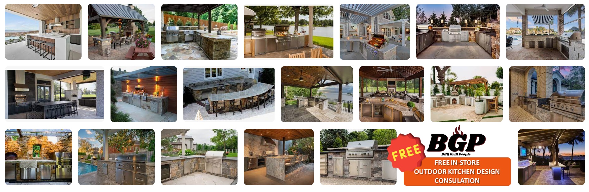 FREE Outdoor Kitchen Design - FREE Outdoor Kitchen Design Consultation - BBQ Grill People